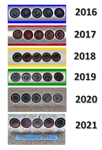 5 euro - Planeta Ziemia - 2016 2017 2018 2019 2020 2021 - ST - wszystkie tłoczki - Zdjęcie 1 z 37