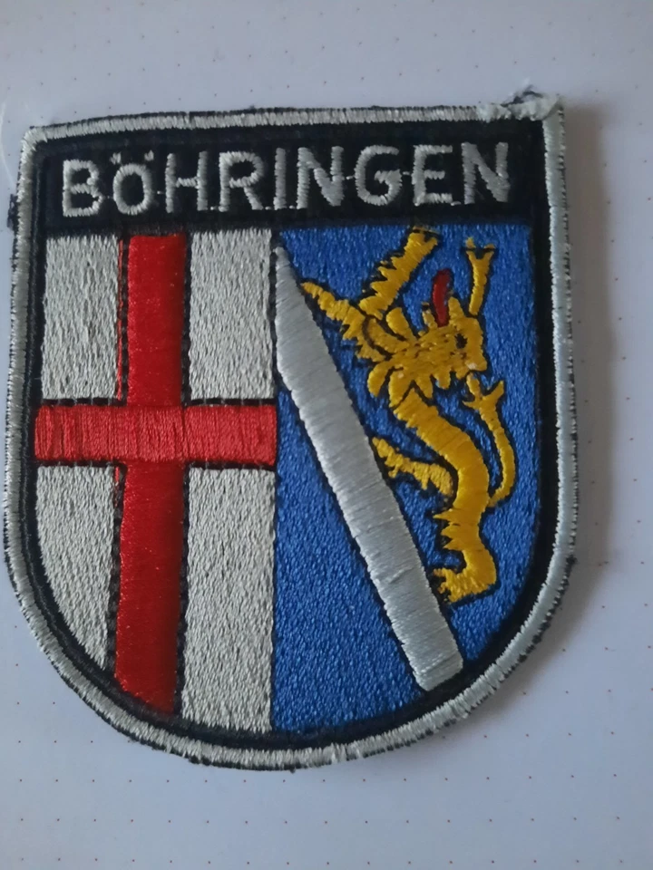 MARKENLOS Aufnäher Böhringen Wappen (z)