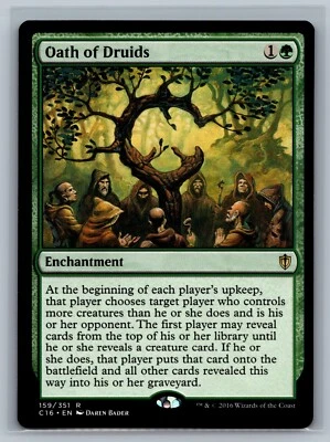 Magic The Gathering Commander 2016 Oath of Druids #159/351 MTG TCG CCG - Image 1 of 2