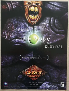 Magazine Print Ad O.D.T. ODT 1998 Survive... Or Die Trying PSYGNOSIS - Foto 1 di 1