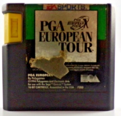PGA European Tour (Sega Genesis, 1994)  Cartridge Only  - Image 1 of 4