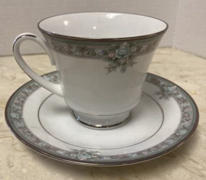 Set 3 piattini tazza tè Noritake Lunceford Legendary disponibili ottime condizioni - Foto 1 di 6