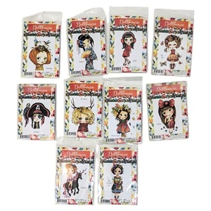 Dollhouse Little Darlings Rubber Cling Stamp Lot Stamping Paper Crafting - Picture 1 of 5