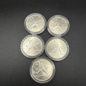 1992-D Olympic Baseball Unc Silver Dollar US Mint Commemorative $1 BU Capsule X5 - Picture 1 of 12