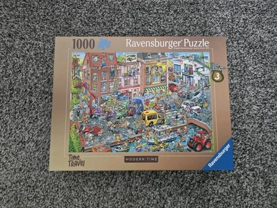Ravensburger Time Travel 3 Modern Time 1000 Piece Puzzle BRAND NEW SEALED - image 1 of 3