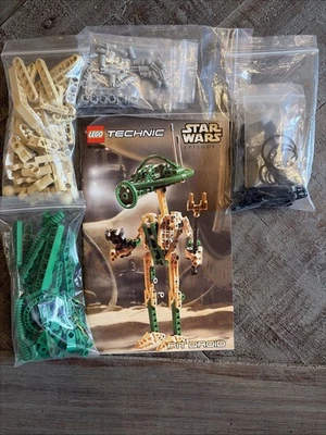 LEGO Star Wars Technic Pit Droid (8000) 100% Complete w/ Instruction USED No Box - Image 1 of 4