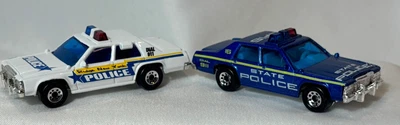 1987 Matchbox Police Toy Cars Ford LTD State Police SP16 & Ridge New York - Image 1 of 4