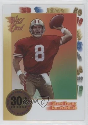 2021 Wild Card Nationals 30th Anniversary White Steve Young #30TH-30 HOF - Image 1 of 2