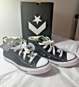 *NIB* Unisex CONVERSE Chuck Taylor ALL STAR HIGH TOP Black/White (W/7.5-M/5.5) - Picture 1 of 5