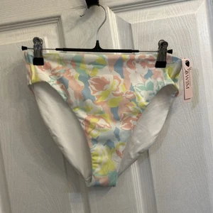 NWT Victoria's Secret Swim High Waist Full Coverage Bikini Bottom Multi Sz S - Picture 1 of 18