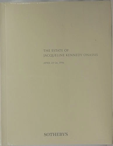 THE ESTATE OF JACQUELINE KENNEDY ONASSIS: APRIL 23 - 26, By Sotheby's EXCELLENT - Image 1 of 1