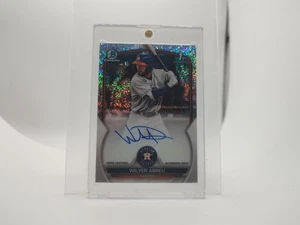 2023 Bowman Chrome 1st Wilyer Abreu Speckle Auto /299 Red Sox - Picture 1 of 3