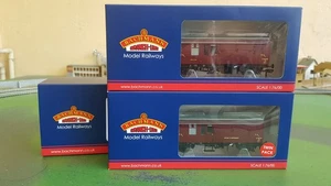 Bachmann 38-525Y BR Mk1 Horse Box Twin Pack, Maroon (ER), TMC Excusive. Unused - Picture 1 of 14