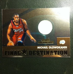 2003 Topps Chrome Game used Shorts Michael Olowokandi Clippers - Picture 1 of 1