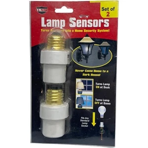 NOS 2009 U.S. PATROL Lamp Sensors 2 Pack On At Dusk Off At Dawn - Picture 1 of 5