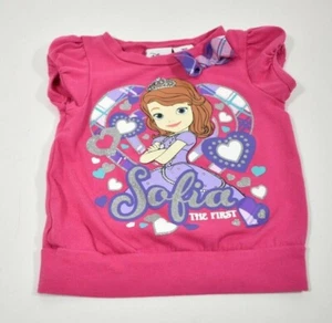 Infant Girls Disney Pink Princess Sofia Short Sleeve Shirt Size 18 mos - Picture 1 of 5