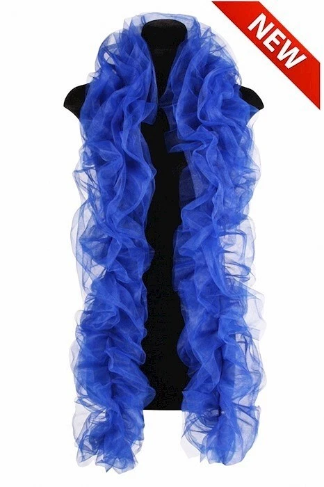 Boa de organza, 2 m, azul Foto 1 de 1