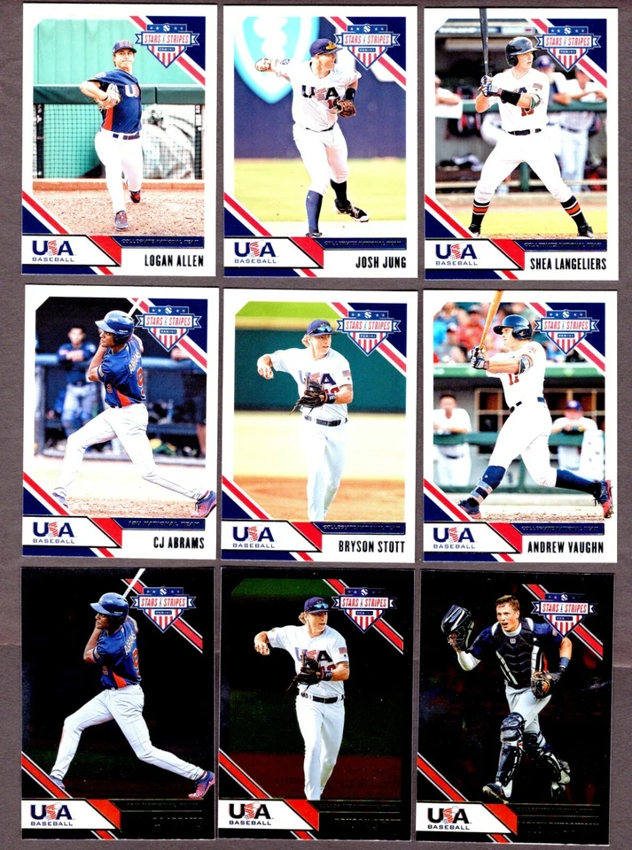 2020 PANINI USA STARS & STRIPES - BASE or FOIL (USA 18U 15U PROSPECTS) -U PICK!! - Image 1 of 1