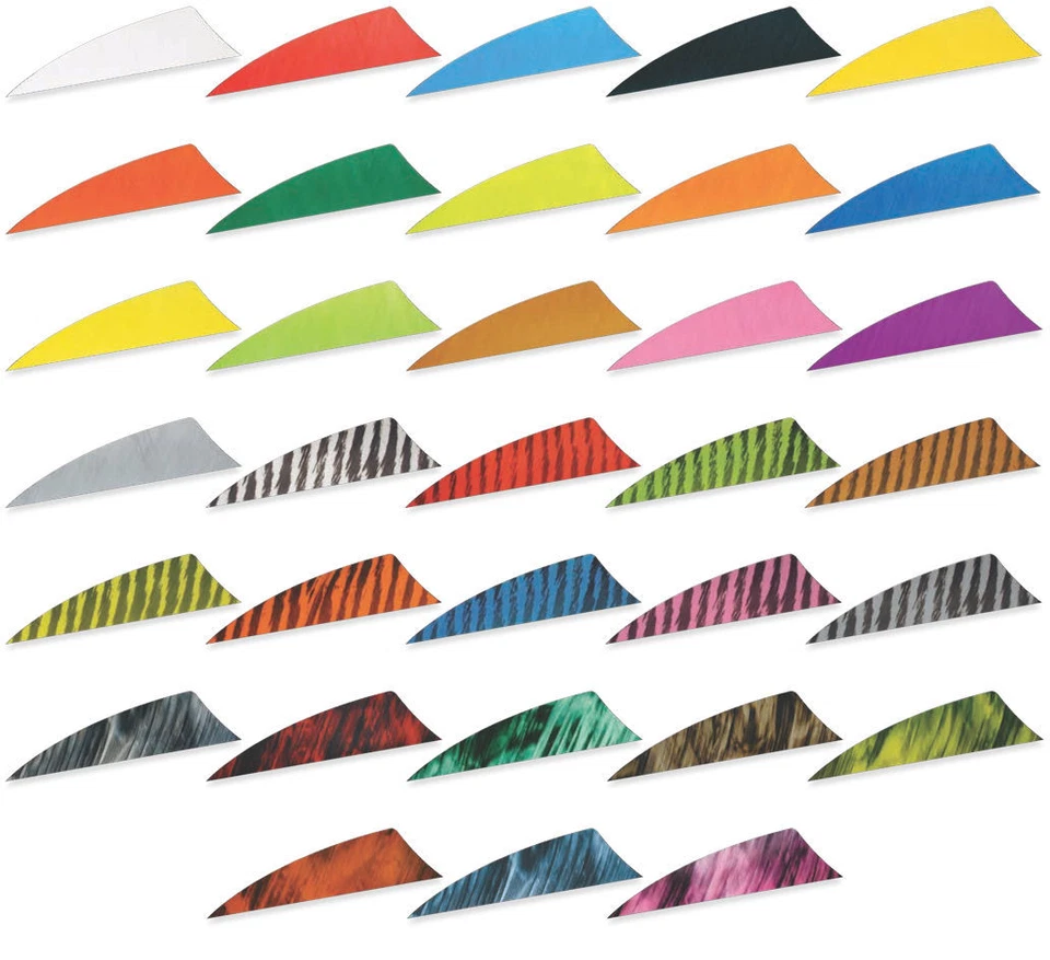 GATEWAY ARCHERY - 3" R/W SHIELD CUT FEATHERS - Image 1 of 1