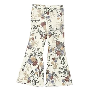 Free People We The Free Youthquake Printed Crop Flare Jeans Size 28 SMALL FLAWS - Picture 1 of 10