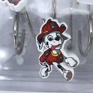 Nickelodeon Paw Patrol Shower Curtain Hooks Set Of 12 - Picture 1 of 4