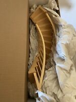 The Lawbre Company Curved Staircase with Plain Spindles Dollhouse Miniature