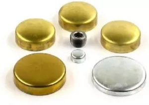 BRASS Expansion Freeze Plugs Kit for Mercruiser Volvo OMC w/GM Marine 2.5L 3.0L - Picture 1 of 2