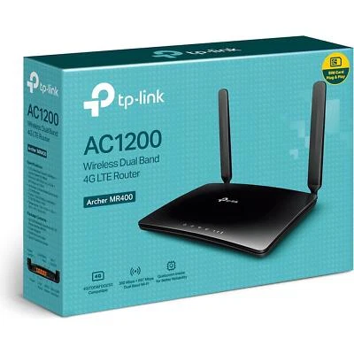 Router TP-Link AC1200 4G LTE Wi-Fi dual band      MR400 V3 - Immagine 1 di 4