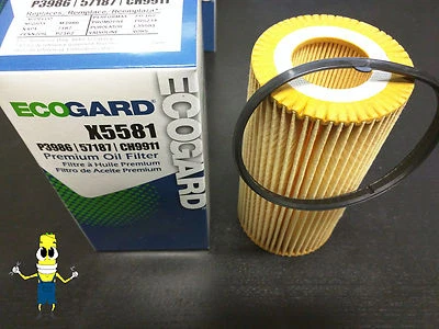 Premium Oil Filter for Volvo C30 with 2.4L & 2.5L Engine 2007-2013 Single - Image 1 of 3