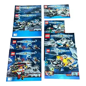 LEGO Space Police Vintage Instructions Bulk Lot - Manual/Booklet/Retired/90s 🐙 - Picture 1 of 5