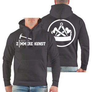 Sudadera con capucha High the Zimmereikunst Hoodie carpintero regalo cumpleaños - Imagen 1 de 16
