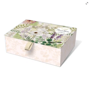 Punch Studio Hummingbird Garden Boxed Note Cart Set of 12 - Picture 1 of 5