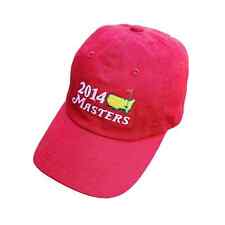 2014 MASTERS TOURNAMENT Augusta National Golf Hat Cap Red American Needle New