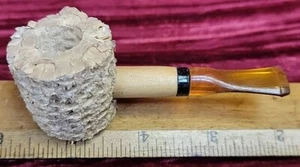 Pipa antigua de colección BUESCHER'S mundialmente famosa pipa dulce maíz mazorca RHODE ISLAND - Imagen 1 de 14