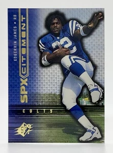 1999 SPx SPxcitement Edgerrin James RC Indianapolis Colts - Picture 1 of 2