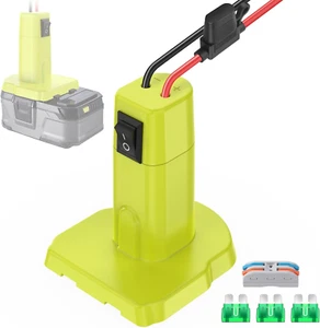 Ryobi 18V Power Wheels Adapter Kit Includes Switch Fuses 12AWG Wire for DIY Toys - Picture 1 of 12