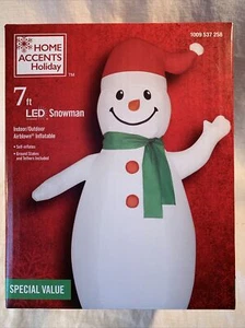 Airblown Snowman 7 Foot - Picture 1 of 7