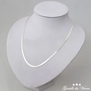 GIROCOLLO UNISEX COLLANA UOMO DONA COLLANINA ARGENTO SILVER - Foto 1 di 9
