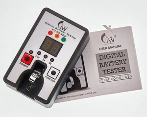 Digital Zelle Knopf Batterie Tester Uhrenbatterien Test Uhrmacher Reparatur Werkzeug - Bild 1 von 5