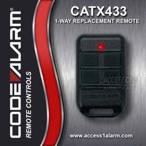 Código Alarma CATX433 1 Vía 4 Botones Control Remoto ELVATPA PRO y Elite Series - Imagen 1 de 3