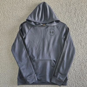 Under Armour Storm Hoodie Sweatshirt Youth L Blue Loose Fit Pullover Outdoor - Picture 1 of 6