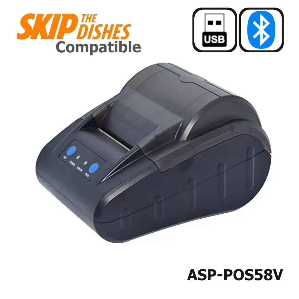 Thermal Receipt Printer Bluetooth for Skip the Dish 58mm paper size - Image 1 of 4