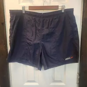 Vintage Speedo Men's Swim Trunks-Navy Blue-Size Large - Picture 1 of 8