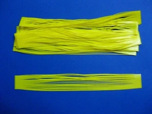 10 silicone Tab Yellow T94 Fish Lure Spinnerbait Buzz Bait Jig Bass - Picture 1 of 1