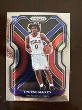 2020-21 Tyrese Maxey Panini Prizm ROOKIE CARD #256 - 76ers Kentucky RC