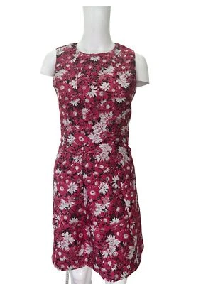 Vestido WAREHOUSE Talla Pequeña 8 Rosa Rubor Floral Encaje Cremallera Mujer EU36 Foto 1 de 4