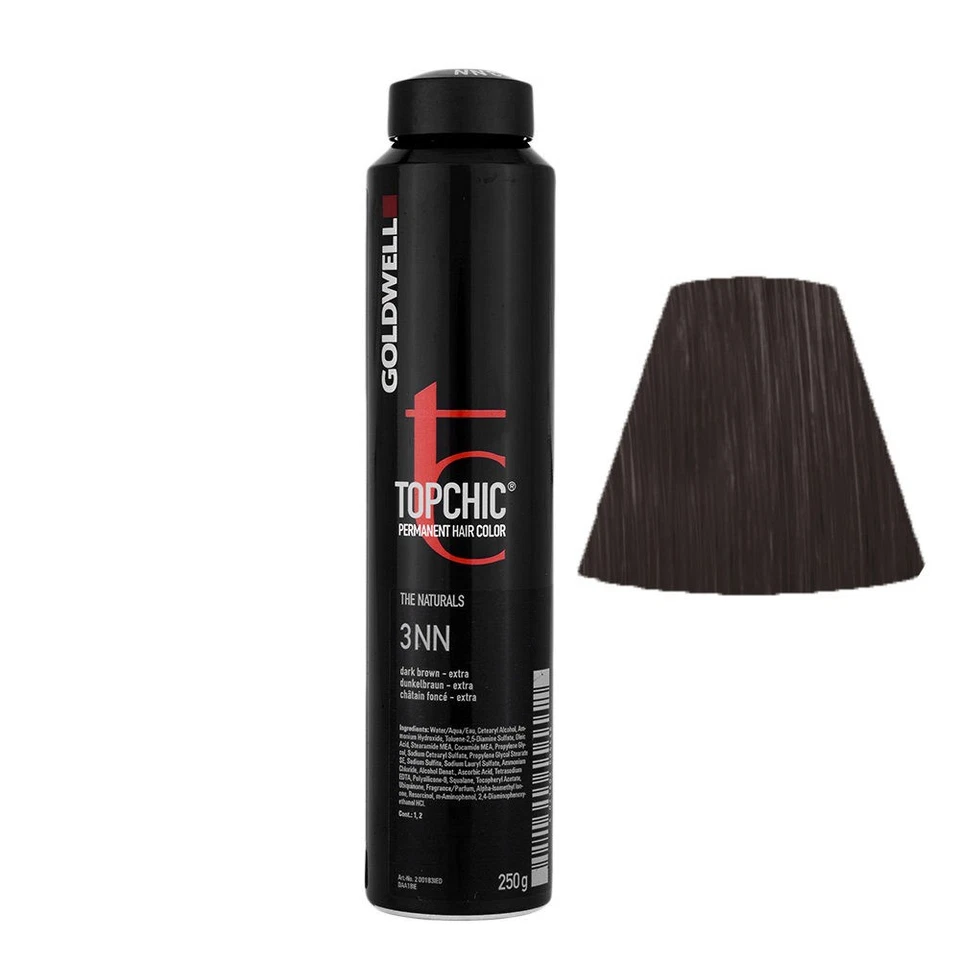 Goldwell Topchic Hair Color (Can) 3NN Dark Brown 8.6 oz - Image 1 of 1