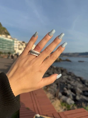 Anello In Argento 925 Ceramica  - Immagine 1 di 3