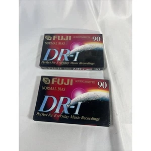Cintas de 90 minutos Fuji Cassette tipo I DR-I nuevas paquete de 2 - Imagen 1 de 2