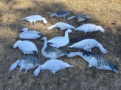 OUTLAW DECOY SNOW GOOSE  Silo SILHOUETTE x13 MADE IN USA 🇺🇸 LOT 1 - Image 1 of 4